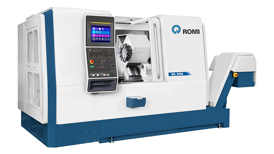 Romi GL 250M horizontal turning center