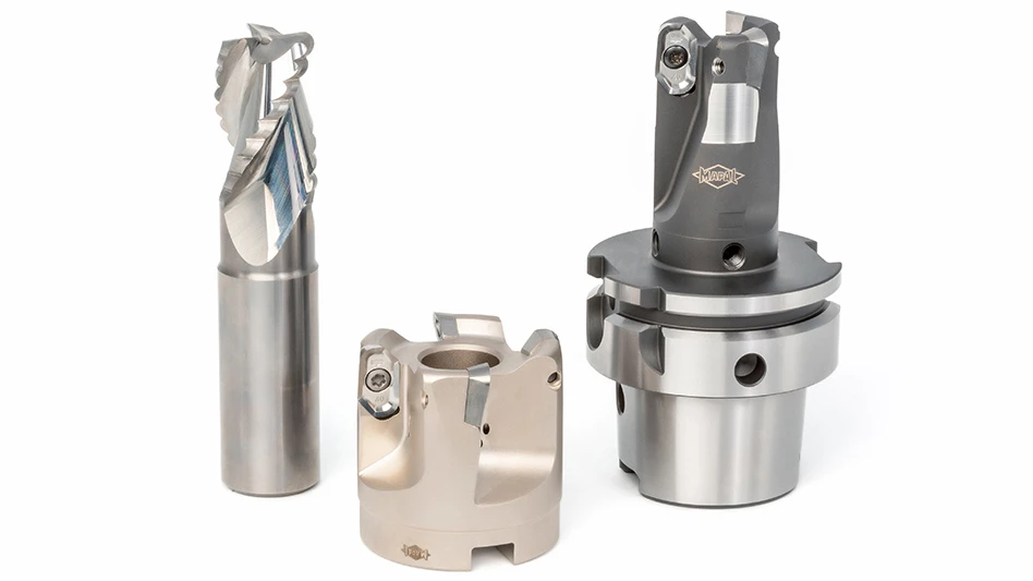 With the OptiMill-Alu-Wave (left) and the NeoMill-Alu-QBig, MAPAL showcases a complete range of products for high-volume machining of aluminium materials at EMO 2023.