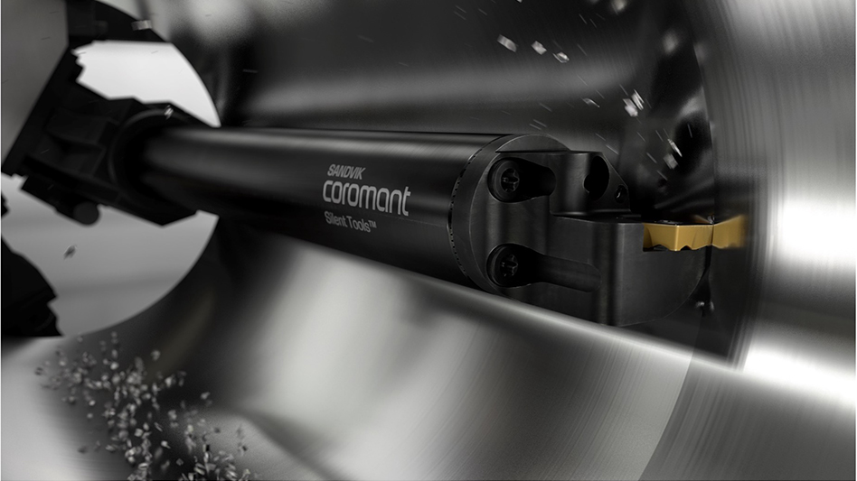 Sandvik Coromant's Silent Tools turning adaptors Defense and Munitions