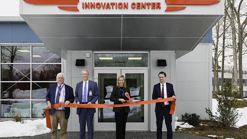 The Lee Company's Innovation Center ribbon cutting ceremony in Connecticut.